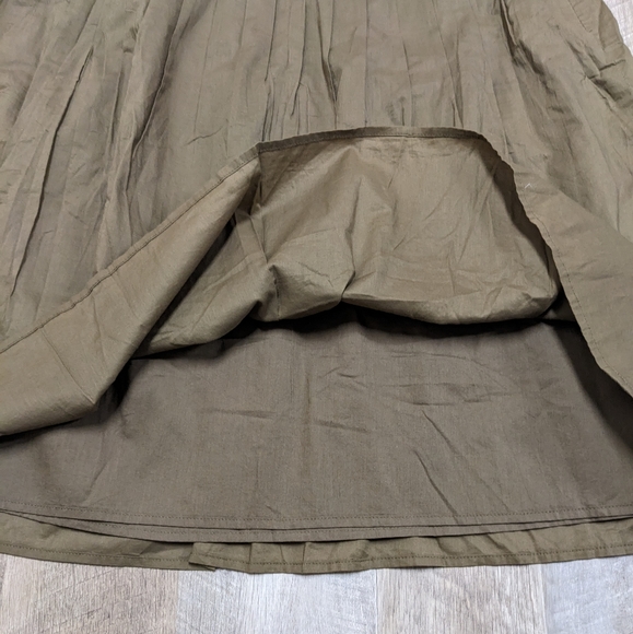 Talbots Petites Olive Green A line Skirt New with tags Size 12P - Picture 3 of 8